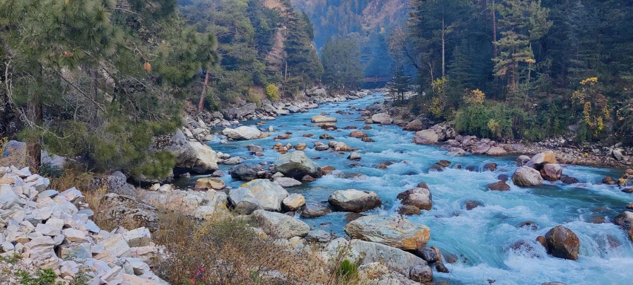 River Stone Cottages & Guest House Kasol Kültér fotó